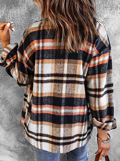 Women's Plaid Casual Jacket