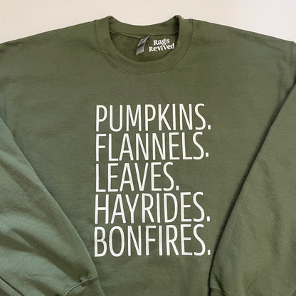 Fall Checklist Crewneck